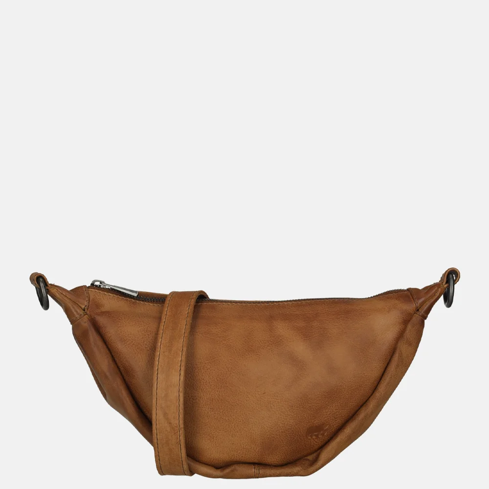 Suede tas cognac hot sale